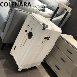 Colenara Rolling Suitcase ABS+PC Bagagli controllati 22 "26" 28 "30" 32 "34 pollici di grande capacità Case di carrello addensato