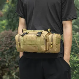 Borse Marsupio tattico militare Borsa a tracolla da uomo Borsa da viaggio in nylon per escursionismo all'aperto Caccia militare Borsa da pesca da viaggio