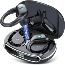 Kopfhörer True Wireless Bluetooth 5.3 Kopfhörer Sportkopfhörer TWS Wasserdichtes Headset Power Display Rauschunterdrückung Ohrhörer mit HD-Mikrofon