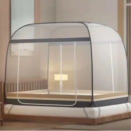 Комарская сеть палатка для кровати на одно касание квадрат 2 место для короля размер кровати Портативные палатки складной палатки
