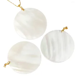Ожерелья-подвески TUMBEELLUWA, натуральные морские ушки, круглые капли воды в форме сердца для женщин, красивые модные ювелирные изделия, подарки