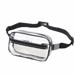 transparent Fanny Pack Wholesale Cross-border Pvc Anti-spl Outdoor Crossbody Bag Beach Net Celebrity Ins Shoulder Bag O7pm#