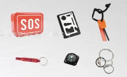 Überleben Outdoor Survival Tools SOS Notfallüberleben Kit Multi -Werkzeug -Campingausrüstung und Geräte -Wanderzubehör Tourismusausrüstung