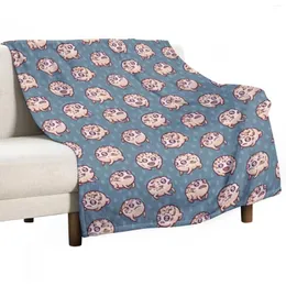 Coperte Desert Rain Frog Coperta da tiro Divano letto Ponderata Retro decorativa