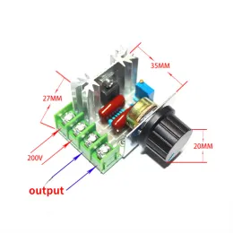 Nowy moduł LED przełącznik Dimmer 220V Regulator napięcia 2000W kontroler prędkości SCR termostat prostownika dla Lampy LED LED Light