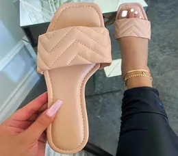 Летние прозрачные туфли, женские сандалии для женщин 2021, повседневные женские пляжные сандалии на плоской подошве, дизайнерские роскошные сандалии Mujer Sandels6439137