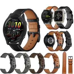 20 22 -мм кожаные интеллектуальные часы для Garmin Forerunner 245 265 255 Strap Venu Sq 2/Venu 2 Plus браслет Vivoactive 4 3 Браслет