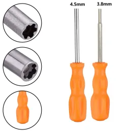 1/2pcs 3,8 mm/4,5 mm Ferramenta de reparo de fenda de segurança Gamebit para Nintendo SFC MD N64 Ferramenta de chave de fenda de cartuchos coloridos