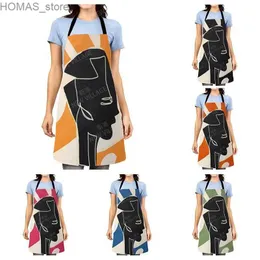 Aprons Aesthetic Women kitchen apron kids original Children Waterproof girl fashionable custom princess man waiter work apron oil proof Y240401BNEC