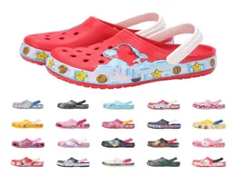 Kids Cartoon Boys Girls Dinosaur Unicorn Cars Sandaler Flip Flop Slippers Toddlers Sandal Hole Slipper S Beach Shoes Infan3841041
