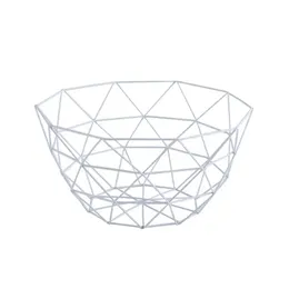 2024 Fruit Basket Basket Tiging Bowl Metal Wire Basce