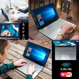 Intel QMdz Tani Notebook 15,6 -calowy laptop Windows 11 10 Pro 1920*1080 Laptop 12G RAM 128G/256GB/512GB/1TB/2TB SSD HDMI Port Port Port Port