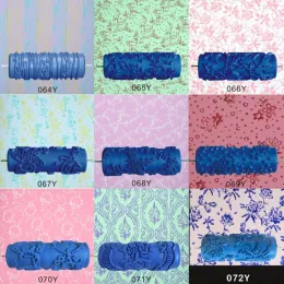 2024 New 5" Embossed Paint Roller Sleeve Wall Texture Stencil Brush Pattern Decor 028Y ~054Y Oct10 DropShip