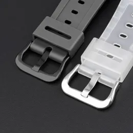 16mm Silicone Strap for Casio G-shock DW-5600 DW-6900 GA-2100 Rubber Watchband Waterproof Sport Watch Strap Men Women's Bracelet