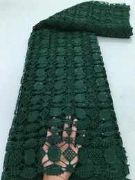 Kalume Высокое качество африканский шнур гипюр кружевная ткань нигерийская французская ткань с блестками для шитья свадебных платьев F3608 240320
