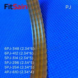 FITSAIN-6PJ-348/412/5PJ-314/5PJ-298/5PJ-254/4PJ-610 a cinghia a V-ribellate pialla in legno pialla larghezza cinghia multiele da 10 mm