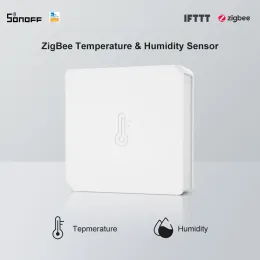コントロールソノフSNZB02 Zigbee温度と湿度センサーリアルタイムローバッテリー通知Worksonoff Zigbee BridgeEwelinkアプリ