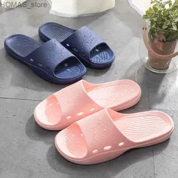 Ev Ayakkabı Toptan Yaz Anti Slip Waffle House Banyo bayanlar terlik slayt duş sandaletleri rahat erkekler kadınlar pembe ev terlikleri y240401