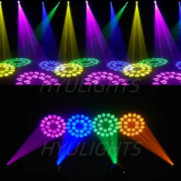 200W Mini Beam Spot LED Moving Head Beamspot 24 Roterande prismor 14 Gobos 11Color Wheel DJ Stage Lights