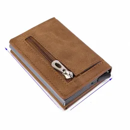 buon portafoglio sottile pregevole fattura 3 colori portafoglio portafoglio tascabile minimalista Frt l4pR #