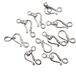 機器APDGG 10 PCS Labster Copper Gold Mlaspated Clasps for Pearlブレスレットネックレス