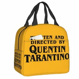 Vintage Film Quentin Tarantino lunch pudełko Pulpa Ficti Kill Bill Thermal Cooler Izolowana torba na lunch przenośne torby na torby 18RI#