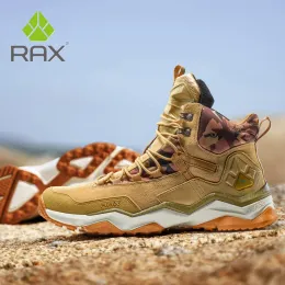 Boots Rax Men Waterproof Hiking Shoes Outdoor Hunting Boots Mountain Trekking Shoes Leather Tactical Boots for Women Hiking Shoes