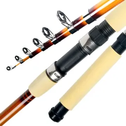 Rods Josby 83.in120in 잉어 낚시로드 피더 하드 FRP 탄소 섬유 텔레스코픽 낚시 막대 낚싯대 3.6m 3m 2.7m 2.4 2.1m