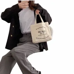 Letra de bolsa de lona de lona feminina Mini bolsa coreana letra feminina de lanchonetes feminino lanchonetes