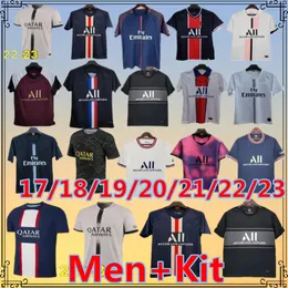 Retro Classic Paris 18 19 20 21 Men Kit Soccer Jerseys N E Y M A