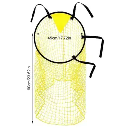 Multisport-Zielnetz 45x60cm Football Training Target Target Net Fold Soccer Topshot Net für Quarterbacks Fußballpraxis