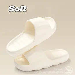Solid Bathroom 835 Soft Slippers Summer Woman Sole Man Shower Fashion EVA Outdoor Slides Family Thick Platform Sandals Non-Slip Shoe 240315 968 125