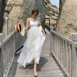 Work Dresses Summer Sexy Slimming Halter Beach Skirt Dress Holiday Thailand Women Outfits Contracted Slim 2024