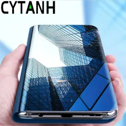 Mirror Filp Cytanh Case per Samsung Galaxy A30 A20 A10 A40 A50 A70 A20E Copertina di libri Smart Mirror per Samsung A 10 30 40 50 70 20