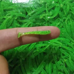 3cm nova isca de pequeno worm 10pcs/bolsa de pvc