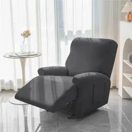 Sandalye kapakları 1/2/3 Seater Recliner Sofa Cover Tembel Boy Elastik Koruyucu Koltuk Evcil Hayvanlar Rahatlama Anti-Çizelge Streç Slipcover Eve