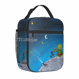 Il Piccolo Principe Carto Borsa termica per il pranzo Borsa termica per il pranzo Ctainer Tote Lunch Box Borse per alimenti Ufficio Picnic W0yW #