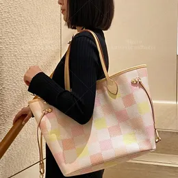 MM 쇼핑백 모노그램 어깨 가방 디자이너 여성 핸드백 100% 미러 품질 디자이너 토트 가방 박스 L003