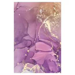 ウィッシュスターピンクゴールドオイルペインティングアブストラクトカーペットガールズルームロマンチックな紫色の3Dラグベッドルームカーペットバルコニーラグホールマット