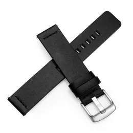 22mm Crazy Horse Skin Watch Band Retro For Heyplus IMILAB YAMAY KW66 GS RS3 LS04 RT LS05S Double sided pure leather watch strap