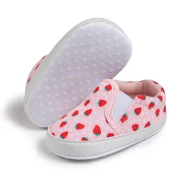 Meckior Casual Canvas Baby Shoes Strawberry Patchere Roth Routh Matdler Antiplip мягкая подошва