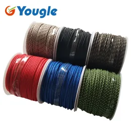 Paracord YOUGLE 2mm 3 Strands 164FT 50m Paracord Parachute Cord Outdoor Hiking Camping Tent Rope Fishing Line Emergency Lanyard