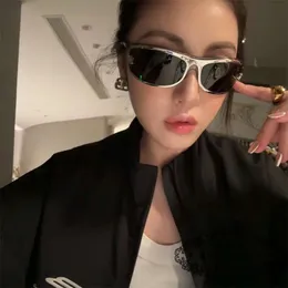Xiaoxiangjia Alien Sonnenbrille Instagram Beliebt Gleicher Stil Schmale 2016 Halbrahmen-Sonnenbrille Damenmode A71557 Männer berühmter Luxus