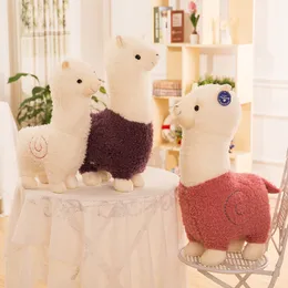 80 cm jätte alpakka plysch leksaker kawaii får fyllda söt djurdockkuddar alpaca dockor för barn flicka födelsedagspresent