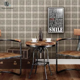 Tapeten England Vintage Plaid Tapete Normalpapier Wohnzimmer Schlafzimmer Nachttisch Hintergrund Gitter Wand Papel De Parede