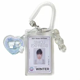 3 Polegada Kpop Idol Transparente Titular do Cartão de Crédito ID Bank Card Photo Display Titular Bonito Kpop Photocard Titular Foto Protetor y4Ii #