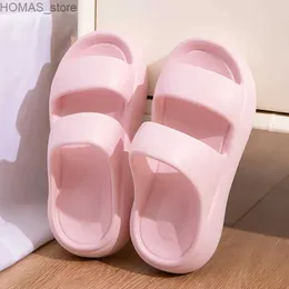 home shoes Fashion Brief Solid Color Summer Ladies Home Shoes Cosy Slides Lithe Soft Seabeach Sandals For Women Slippers Indoor Flip Flops Y240401