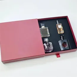 Top selling brand senior women's perfume gift box 30ml4pc seductive flower and fruit fragrance lasting eau de toilette spray women's perfume gift