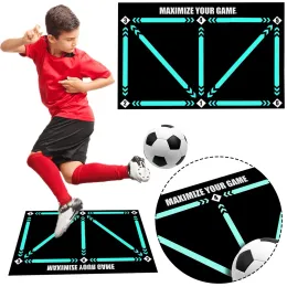 Fußballmatte Nicht-Schlupf-Matte Anti-Skid-Teppich Fußball-Spielbereich Teppich Wohnzimmer Teppich für Corner Football Field Ground für Geschenk