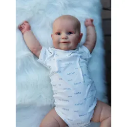50/60 cm Wysokiej jakości lalka Maddie Large Baby Reborn Toddler Pop Doll Soft Hug Body Cute and Realistic Real Baby Drop Sipping